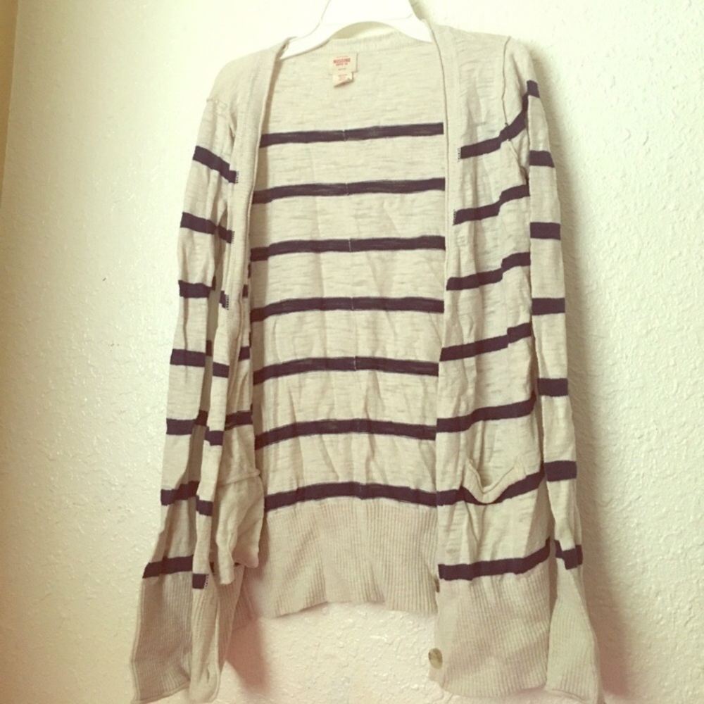 Mossimo supply co stripe cardigan