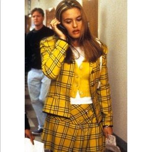 Cher style yellow jacket