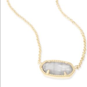 Kendra Scott - Elisa Gold Pendant Necklace - Slate