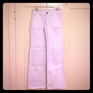 White denim Ann Taylor jeans