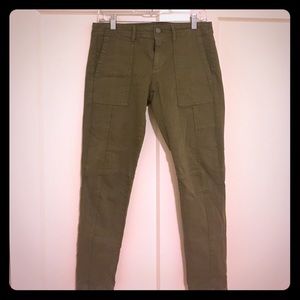 Army green banana republic jeans