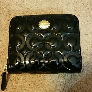 Coach leather wallet