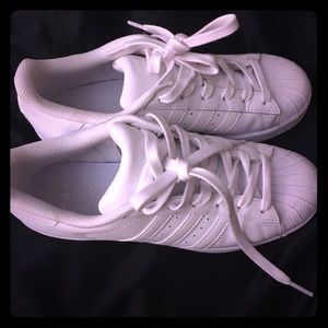 Adidas superstar white  7 1/2