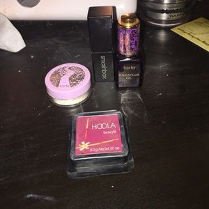Variety of travel size Cosmetics