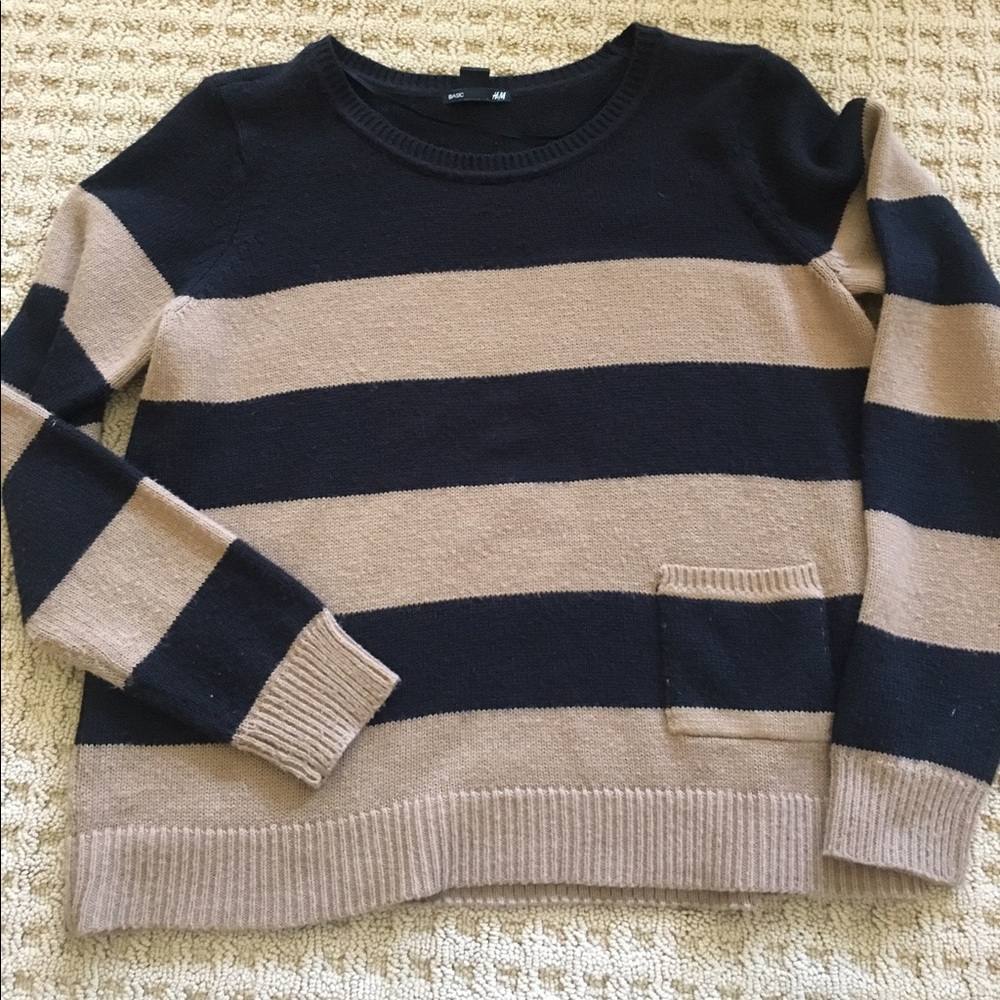 Basic H&M Striped Sweater