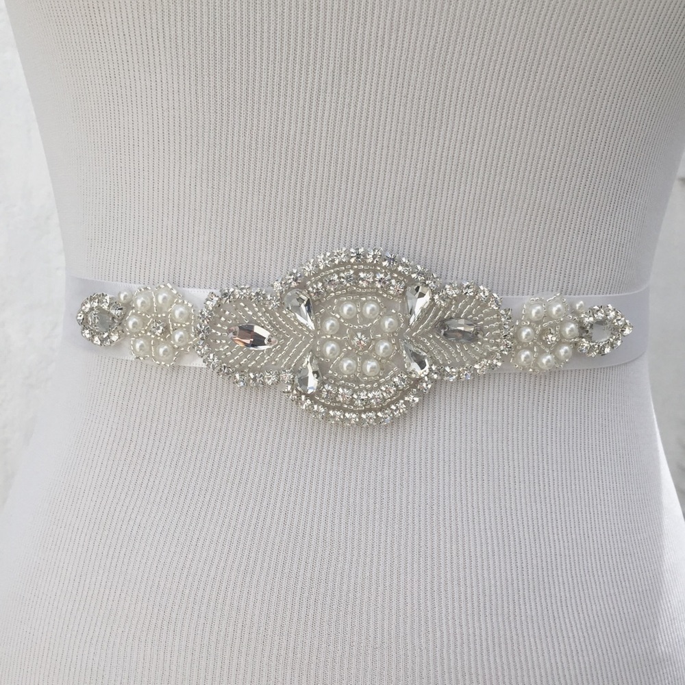 Bridal sash belt