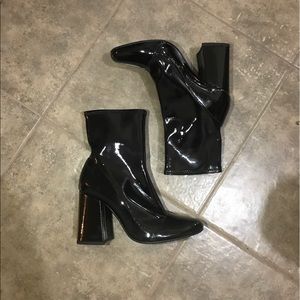 Black Patent Boots