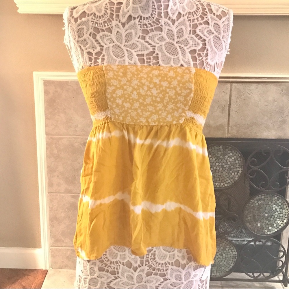 Pretty Rebelious Boho Flowy Tube Top