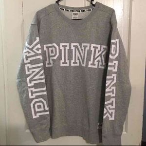 Pink Campus Crewneck