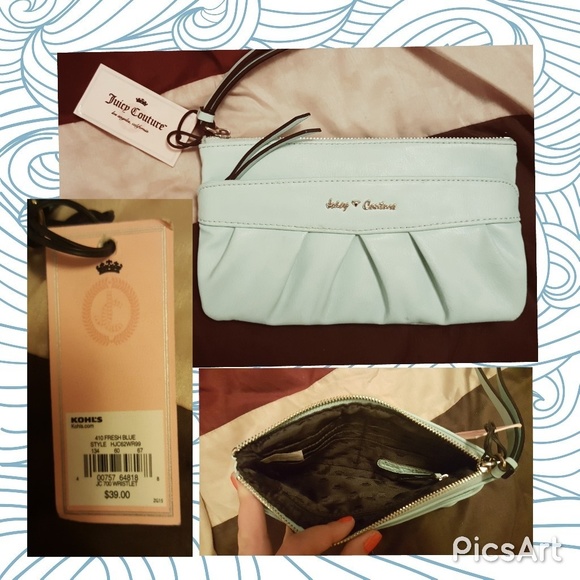 Juicy Couture Accessories - Baby blue Juicy Couture clutch