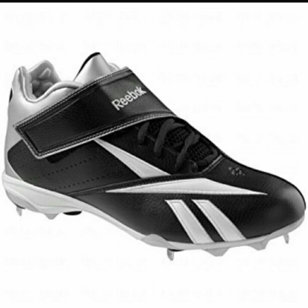 NIB Reebok Brushback M5 Mid Cleats Sz 14