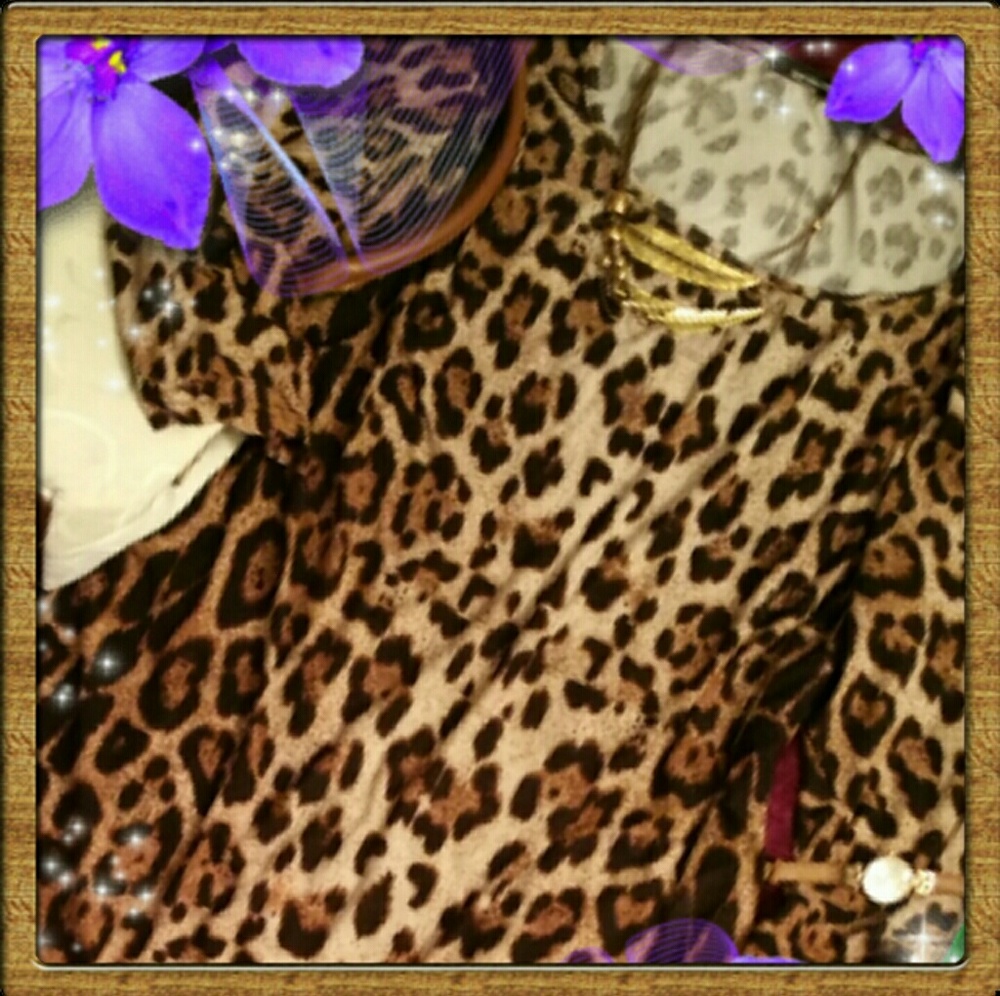 Derson Leopard Dress