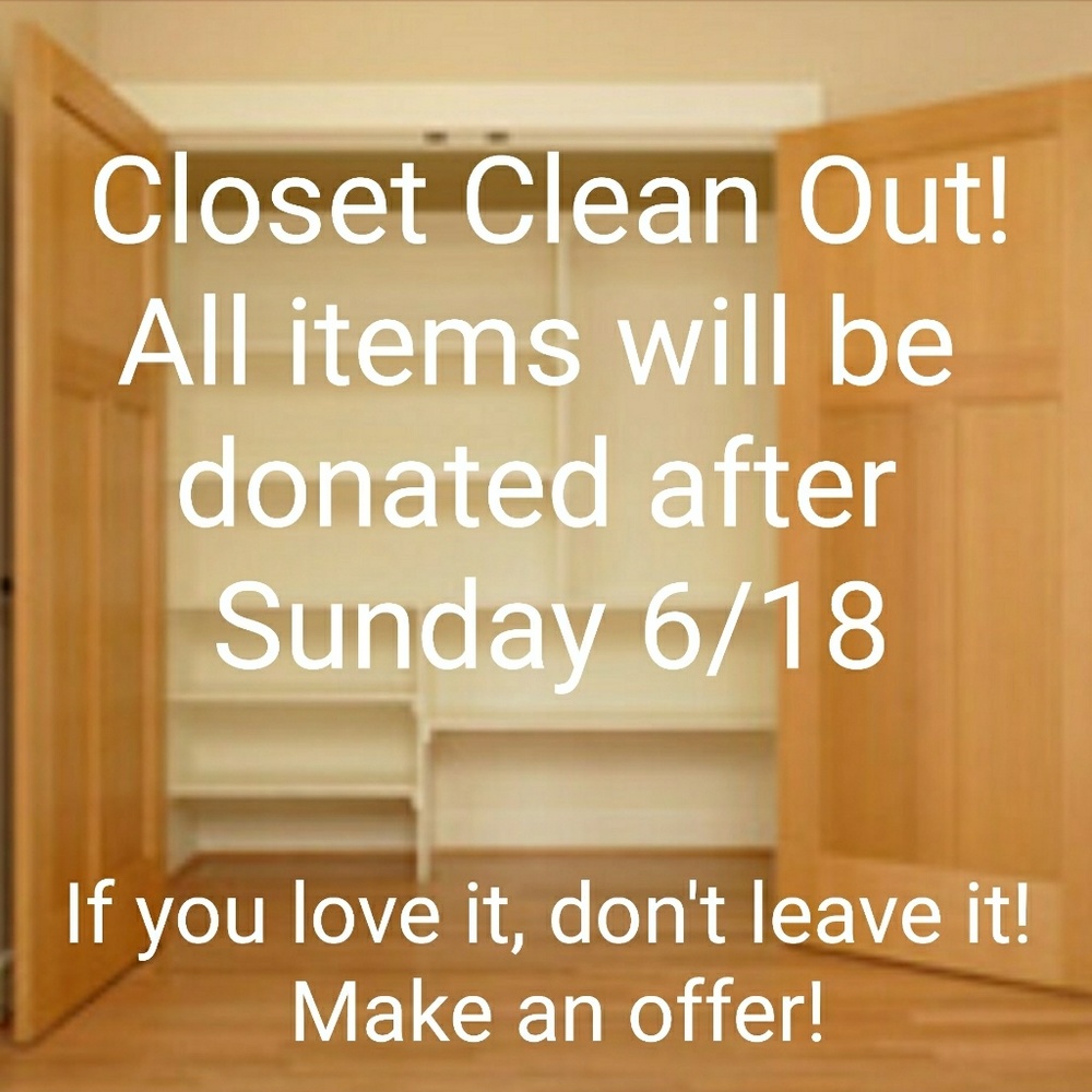 Everything must go!