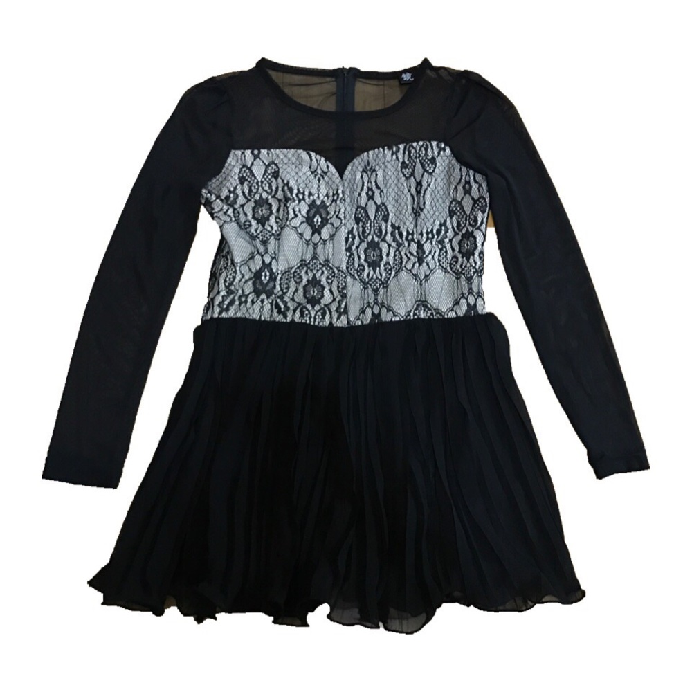 Laced Mesh Dress