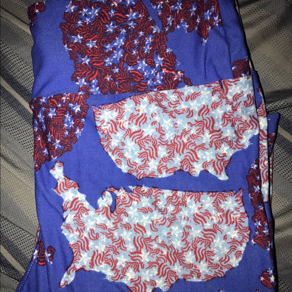 OS Lularoe Americana Leggings