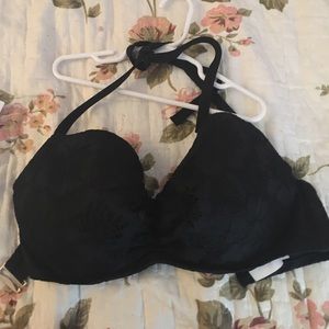 Laced black bikini top 36DD