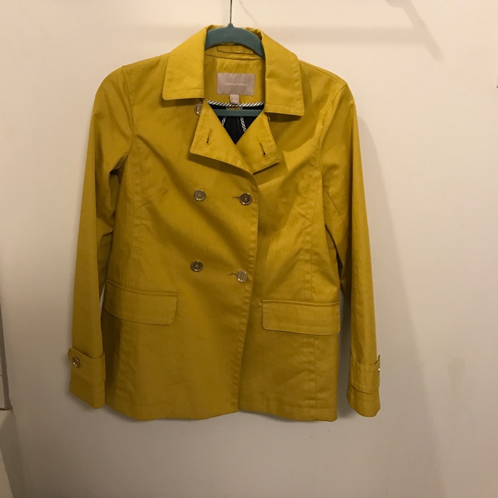 Mustard Yellow Spring Peacoat