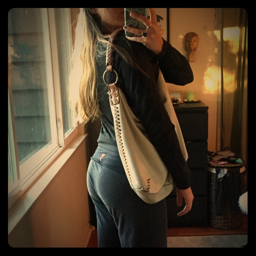 Lucky Brand Leather Shoulder Bag HOBO