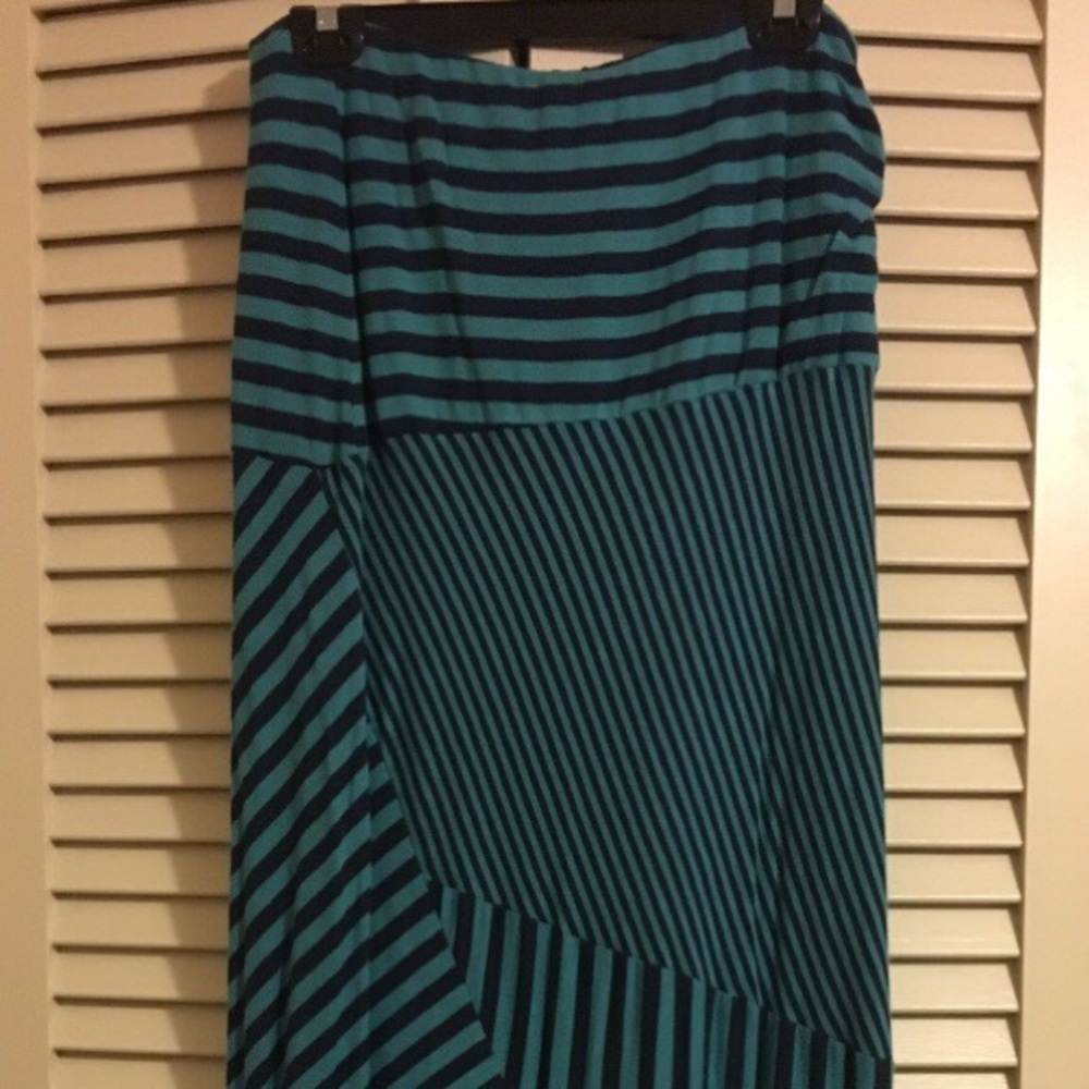 Women's foldover maxi skirt
