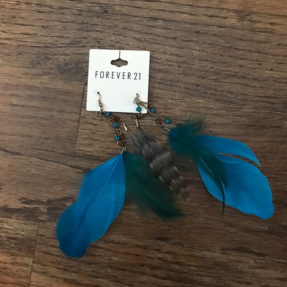 feather earrings