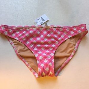 Pink J.Crew swimsuit bottoms,  never worn