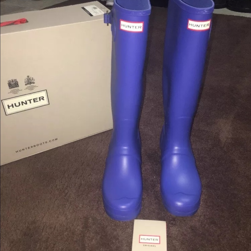 Ladies Hunter Original Tall Boots Size 10
