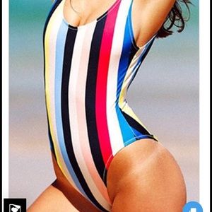 Striped Swimsuit!