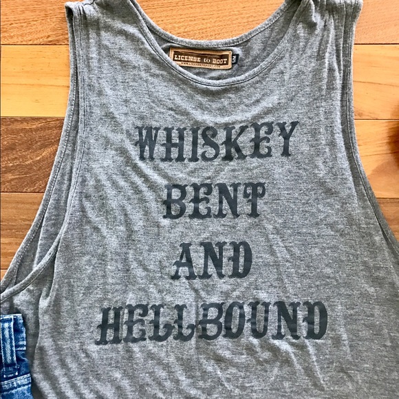 Whiskey Bent Muscle Tank - Picture 3 of 7