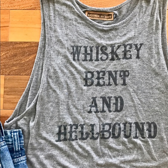 Whiskey Bent Muscle Tank - Picture 5 of 7
