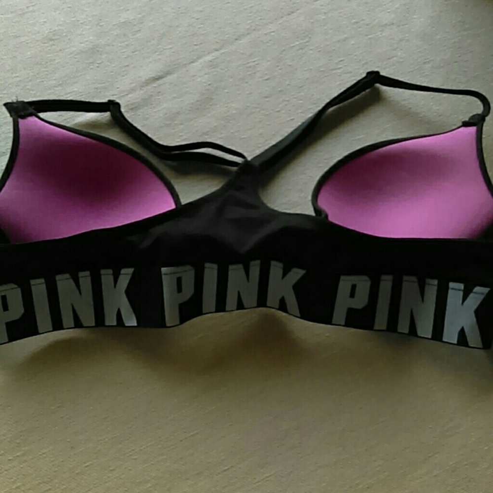 Punk padded push-up bra.