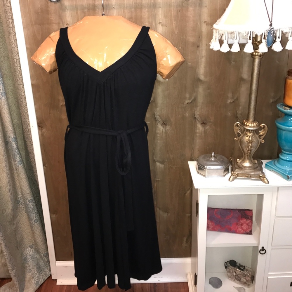Bobi Black Flowy Dress