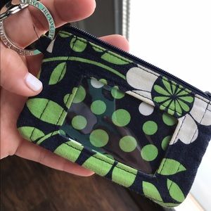 Vera Bradley ID key chain wallet