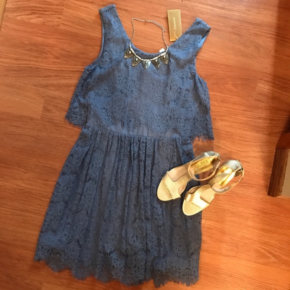 NWT 🙌🏻 HOST PICK Francesca’s Mulberry Lace Dress - Picture 4 of 6