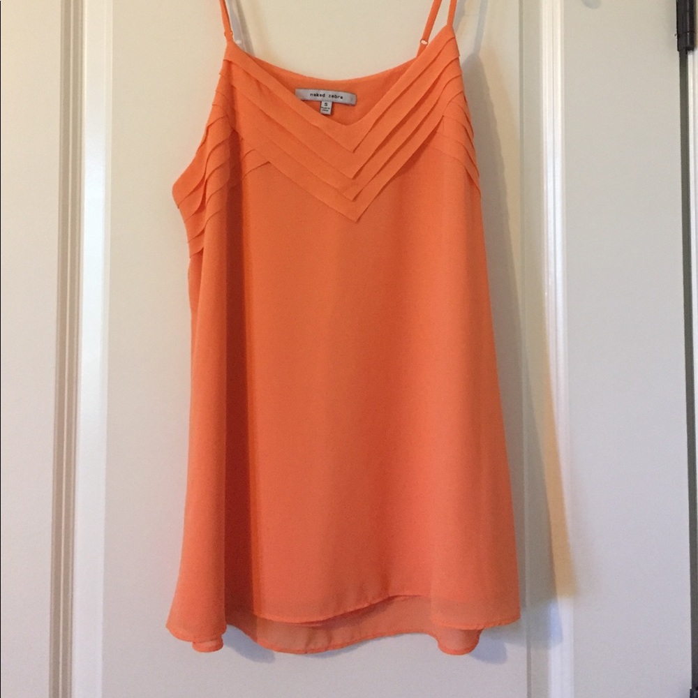 Orange tank top