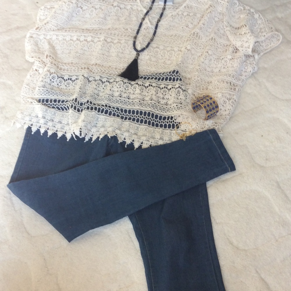 Denim jeggings
