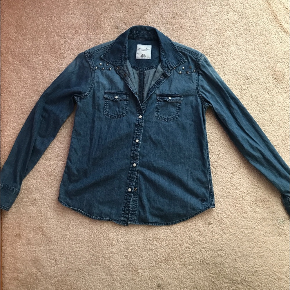 American Eagle denim top