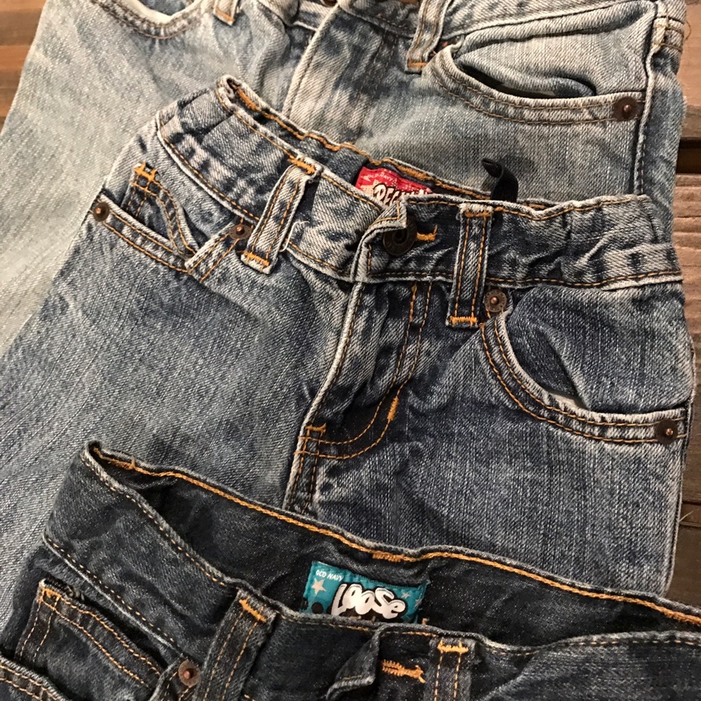 Old Navy Jeans Boys Size 5 - 3 pairs