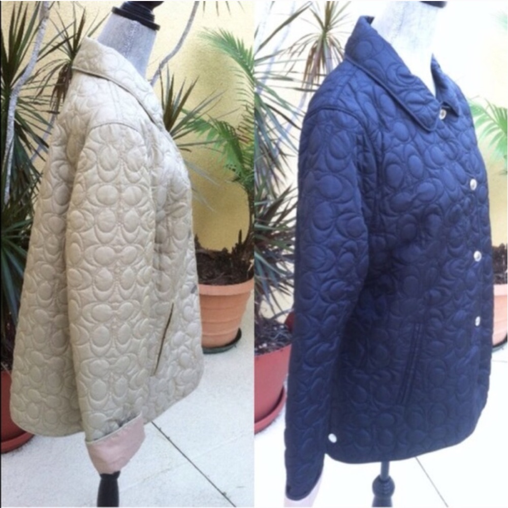 Coach Signature Quilted Jacket - Picture 2 of 3
