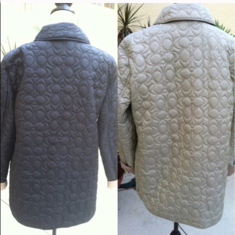 Coach Signature Quilted Jacket - Picture 3 of 3