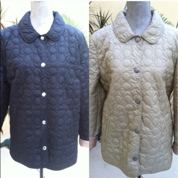 Coach Jackets & Blazers - Coach Signature Quilted Jacket