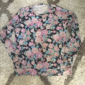 Floral sweatshirt