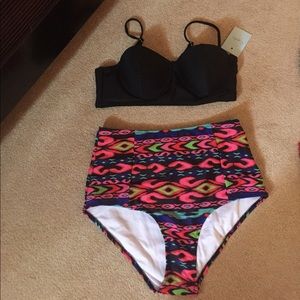 High waisted bikini new with tags