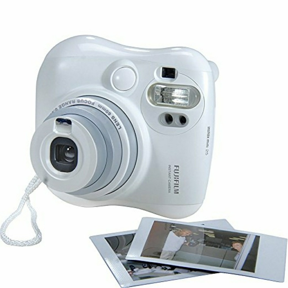 Fujifilm Instax MINI 25 Instant Film Camera, White