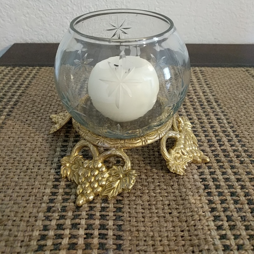 Gold Candle Centerpieces (set of 5)