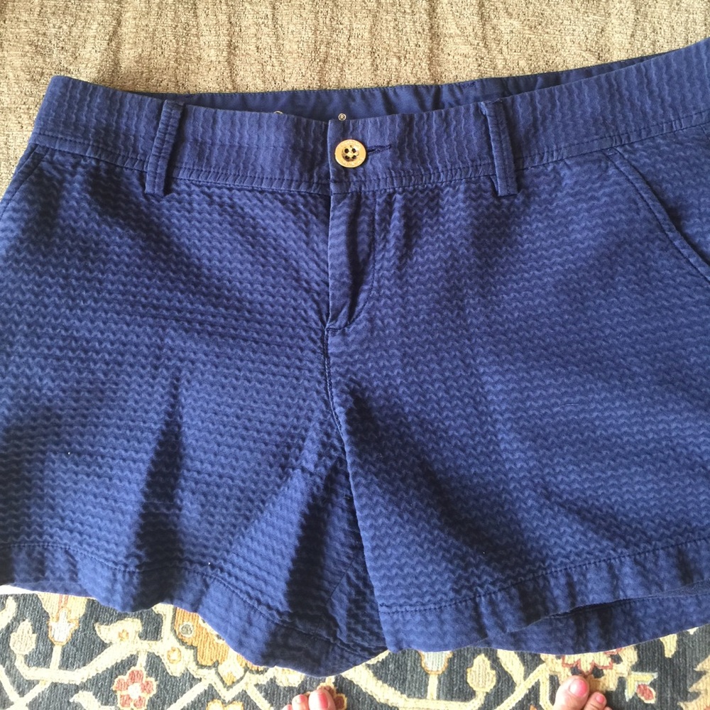 Lilly Pulitzer Navy Callahan Shorts