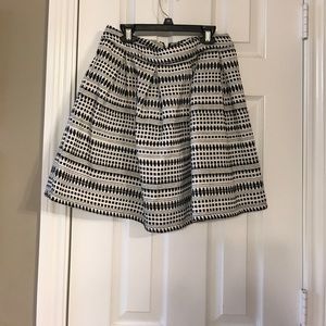 Black and white skirt