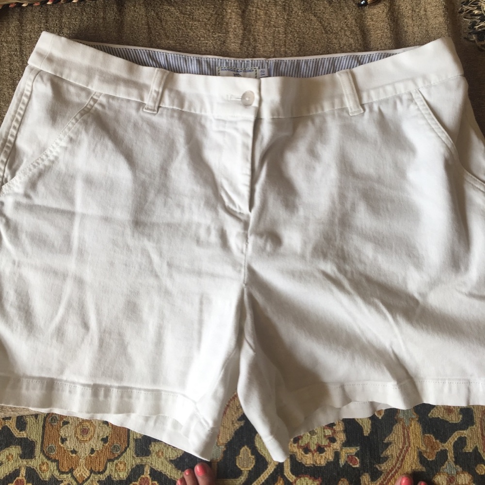 Southern Tide White Caroline Shorts