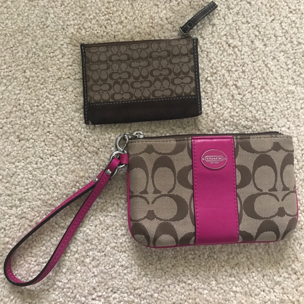 COACH Wristlet & Change Purse Bundle