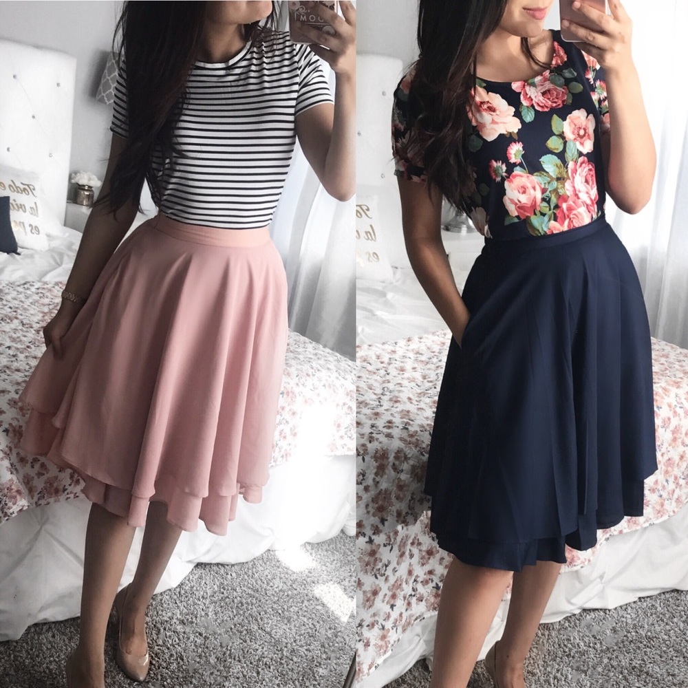 Classy Midi Skirt 🌸