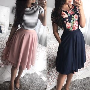 Classy Midi Skirt 🌸